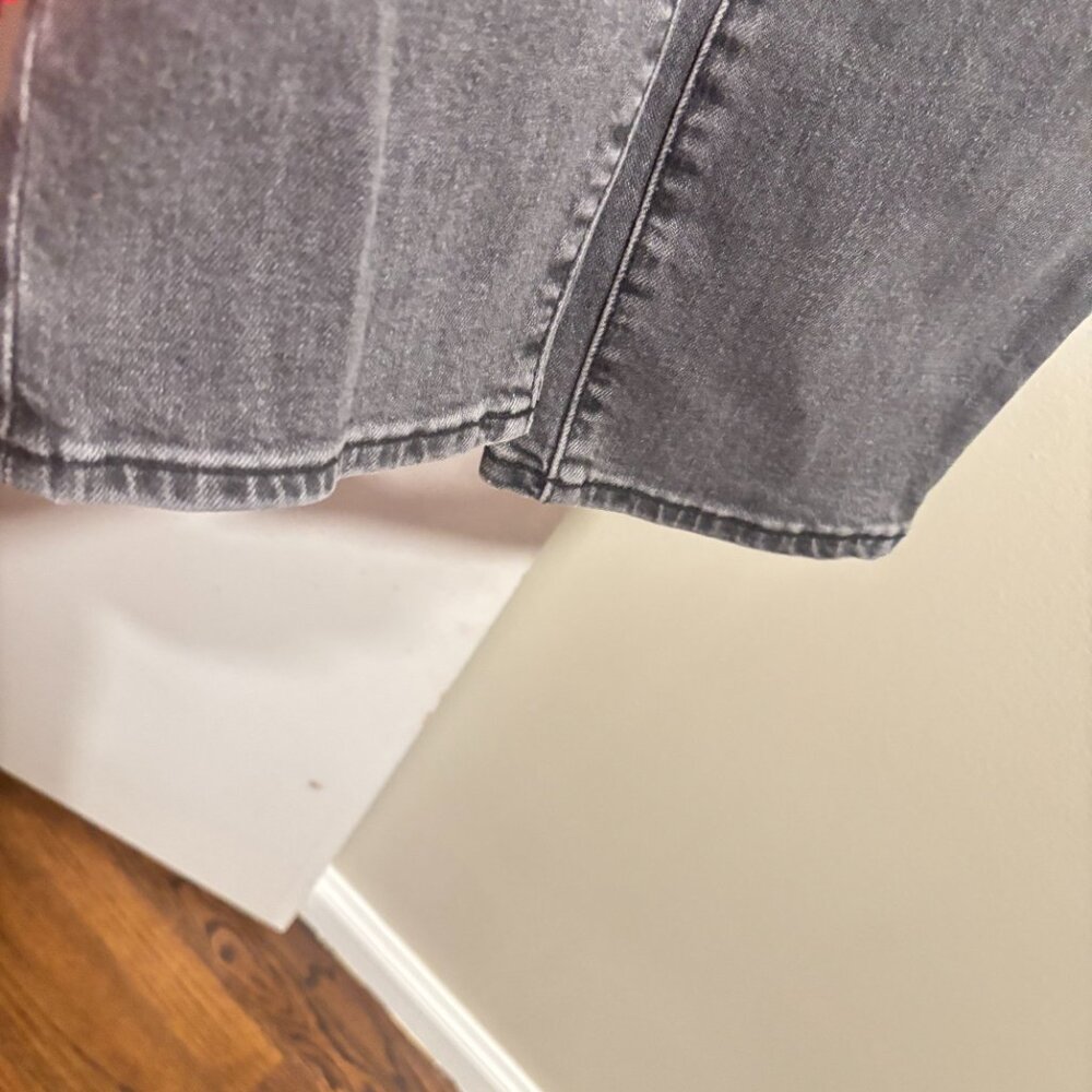 Gap Denim High Rise Vintage Slim Women Black Wash Stretch Straight Leg Jean - Picture 5 of 11